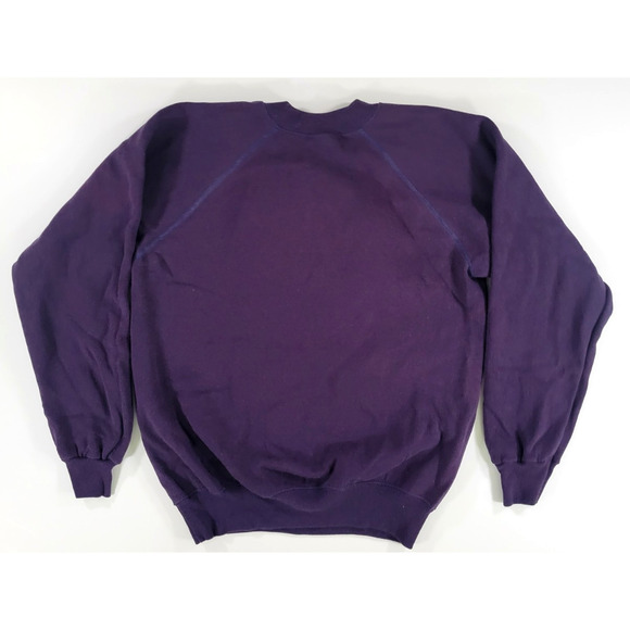 Vintage 80's Hanes Embroidered Frog Sweatshirt Women's Medium Pullover Sweater - Picture 2 of 6